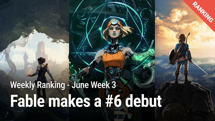 [Weekly Game Ranking 2026 June Week 3] Fable makes a debut at #5 after ...